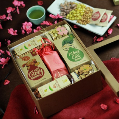 Hộp Quà Tết Thực Phẩm Cao Cấp Hải Long 09 Hộp Quà Tết Thực Phẩm Cao Cấp Hải Long 09